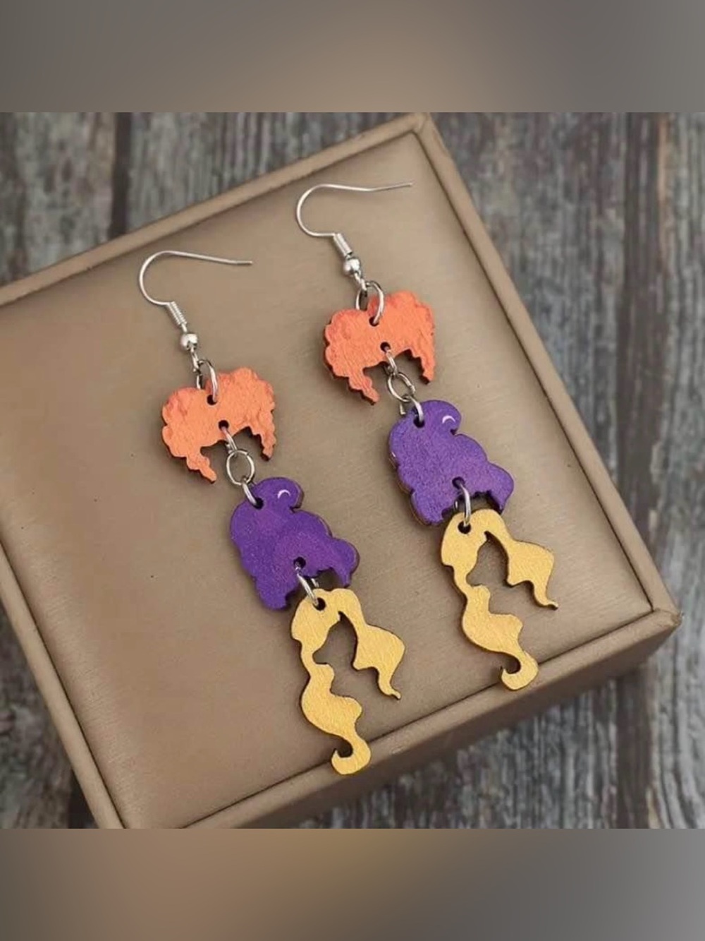 Hocus pocus earrings, Halloween earrings, Sanderson Sisters, Halloween, October,